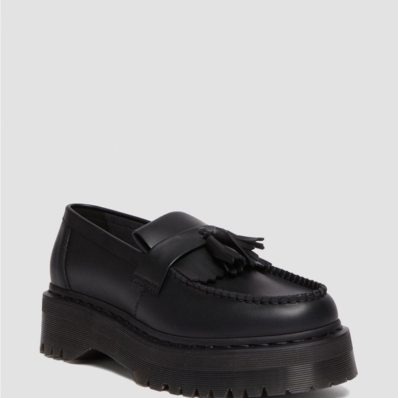 Dr. Martens Shoes - Dr. Martens Black Leather Loafers
